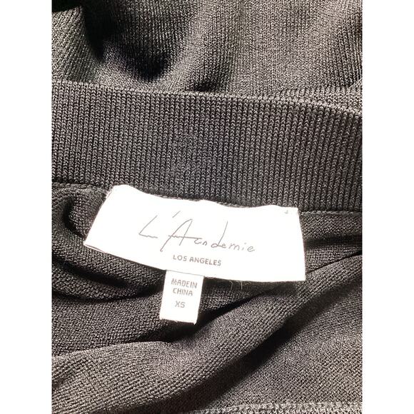 L'Academie 'Jalea' Black Maxi Knit Skirt Size XS - Picture 4 of 4